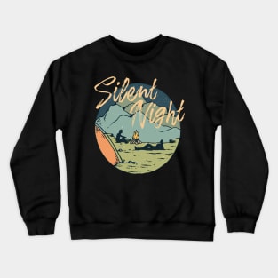 „Silent Night“ Campfire Crewneck Sweatshirt